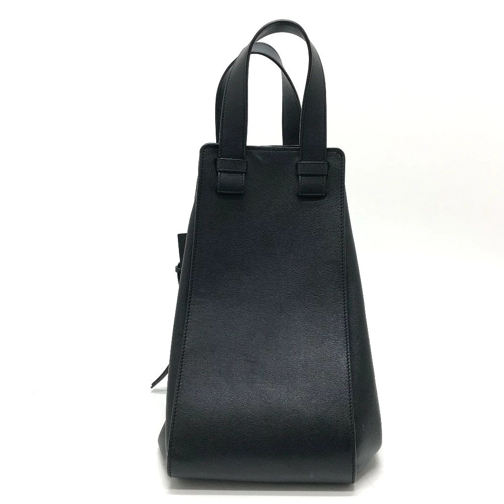 Loewe Hammock Leather Bag Handbag Black